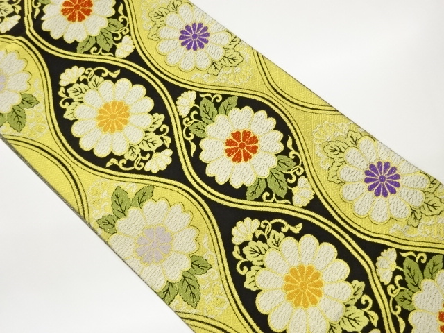 JAPANESE FUKURO OBI / WOVEN KIKU